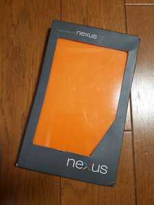 ◆送料無料◆ASUSTEK 【純正】 Nexus 7用 TRAVEL COVER フラップ付きカバー（オレンジ） 90-XB3TOKSL000C0