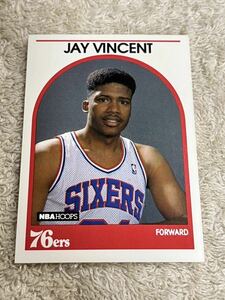 Jay Vincent 1989 NBA Hoops Philadelphia 76ers