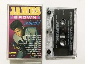 ■カセットテープ■ジェームス・ブラウン『James Brown Is Back』ライヴ R&Bソウル ファンク■同梱8本まで送料185円