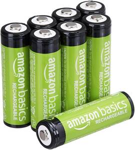 8個 最小容量2000mAh Amazonベーシック 充電池 充電式ニッケル水素電池 単3形8個セット (最小容量2000mAh、