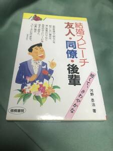 結婚スピーチ友人・同僚・後輩