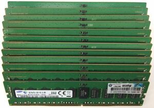 【8GB×12枚セット】SAMSUNG PC4-2133P DDR4-17000 計96G 1R×4 中古メモリ サーバー用 即決 税込 即日発送 動作保証【送料無料】