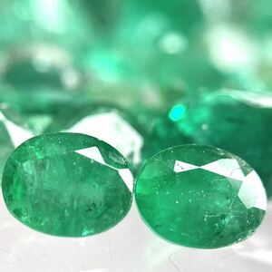 大量!! ☆天然エメラルドおまとめ50ct☆A 約10g 裸石 宝石 ジュエリー ベリル emerald jewelry beryl 緑玉 ① 