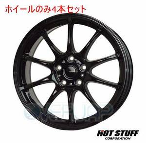 4本セット HOT STUFF G.speed G-07 メタリックブラック (MBK) 16インチ 6.5J 114.3/5 53 ノア AZR60G