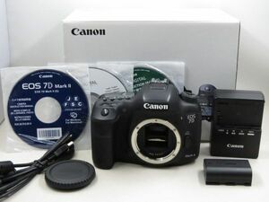 [22163W5]★極上美品★CANON EOS 7D Mark II ボディ 元箱付き