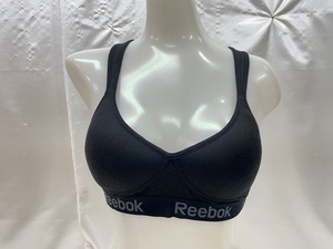 df_0223ｗ【 Reebok リーボック　未使用整理品 】スポーツブラジャー、スポブラ、ブラック、Mサイズ、ＥＣＯ、断捨離下着 ☆★☆