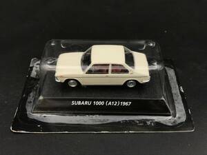 SE0422-03◆未開封 SUBARU 1000 A12 1967 スバル コナミ絶版名車シリーズ 1/64 ミニカー 模型