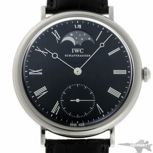 IWC インターナショナルウォッチカンパニー ヴィンテージコレクション ポートフィノ ムーンフェイズ 手巻 IW544801 SS メンズ 時計 2210197