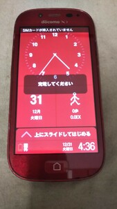 D4738 docomo Xi らくらくスマートフォン F-06F FUJITSU 4G androidスマホ 簡易動作確認＆簡易清掃＆初期化OK 判定○ 送料無料 現状品