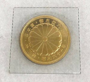 ☆未使用品☆【未開封】天皇陛下御在位60年記念 10万円金貨 k24 純金 20ｇ