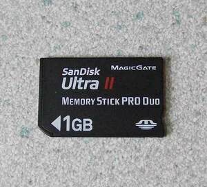 メモリースティック PRO Duo SanDisk UltraII 1GB