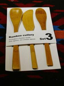 Bamboo cutlery モーニング 3pセット