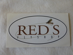 RED’S FLY SHOP ステッカー RED’S FLY SHOP フライ trout トラウト salmon サーモン フライフィッシング FLYFISHING