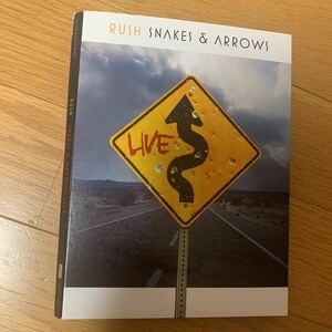 ラッシュ　スネークス&アローズ　ライブ　3枚組　DVD アメリカ製　2008年発売　冊子付き　カナダ　プログレハードロックバンド　トリオ編成