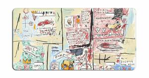 LPB016-ジャン＝ミシェル バスキア Basquiat ナンバープレート Number plate ライセンスプレート License plate ブリキ看板 レトロ 雑貨