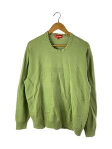 Supreme◆22SS/Tonal Paneled Sweater/セーター/ニット/L/コットン/グリーン