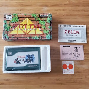 値下げ！北米版 ZELDA ゼルダ ゼルダの伝説 マルチスクリーン 箱説付属品有 ゲームウォッチ 本体美品 激レア コレクション 動作確認済