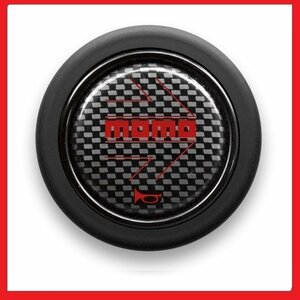 【送料198円】★MOMO ホーンボタン HB-07 (CARBON RED) ホーンリング無し用★正規品/イメージ一新！