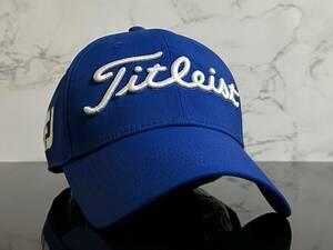 【未使用品】63F 希少★Titleist タイトリスト ゴルフ キャップ 帽子 CAP 希少でお洒落なブルーにシリーズロゴとFJロゴ♪《FREEサイズ》
