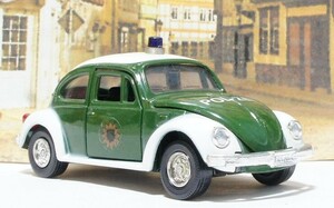 日本製 トミカ ダンディ 1/43 1977 フォルクスワーゲン 1200LE ダイブ1 後期型 ドイツ警察 Volkswagen Polizei 現状品 送料無料