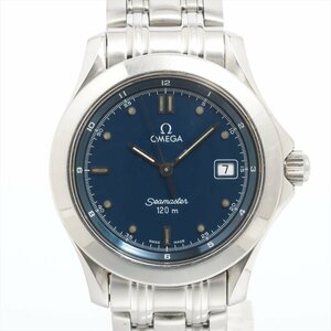 ■ 1円 ～ 中古品 参定17.6万■ OMEGA オメガ ■ シーマスター120 2511.80 ■ クォーツ ビンテージ ブルー メンズ ボーイズ ユニセックス