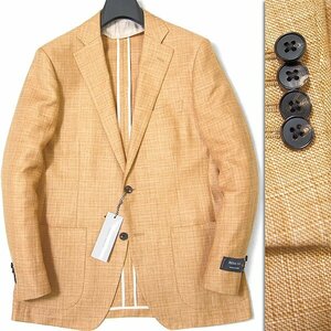 新品 スーツカンパニー イタリア REDA リネン ウール ジャケット AB6 (やや幅広L) 【J51344】 175-4D メンズ ブレザー サマー ツイード