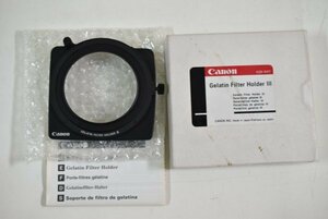 CANON GELATIN FILTER HOLDER Ⅲ ゼラチンフィルターホルダー アダプター