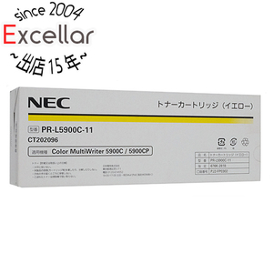 NEC製 トナーカートリッジ PR-L5900C-11 イエロー [管理:1000027448]