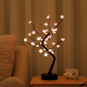【優しい空間を創り出す】 テーブルライト LED 桜型 USB給電 電池式 インテリア 間接照明 ロマンチック 新春 結婚式 プレゼント