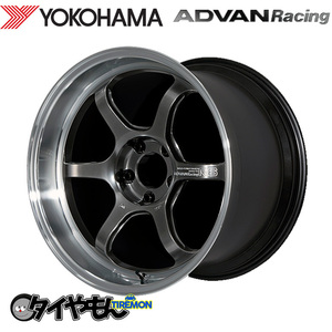 鍛造 ヨコハマ アドバンレーシング R6 18インチ 5H114.3 8.5J +37 1本 ホイール MHB 軽量 ADVAN Racing