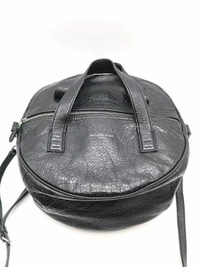 BALENCIAGA バレンシアガ AIR HOBO S BAG エアーホーボー 2WAYレザーショルダーバッグ ブラック ITJONSO4J6MG