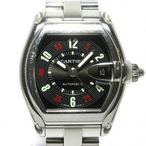 Cartier(カルティエ) 腕時計 ロードスターLM W62002V3 メンズ SS 黒