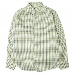 Engineered Garments エンジニアードガーメンツ Tab Collar Shirt - Tattersall Plaid タッターソールチェック タブカラーシャツ XS g6618
