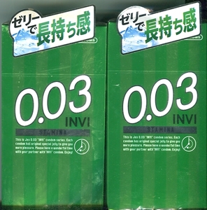 新品　0.03 コンドーム　【2箱セット】 スタミナ