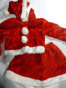 子供用衣装　　サンタドレス　クリスマス　ハロウィン コスプレ 衣装 仮装 パーティ コスチューム