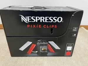 新品未使用！Nespresso ネスプレッソ コーヒーメーカー ピクシークリップ ホワイト&コーラルレッド D60-JP-WR