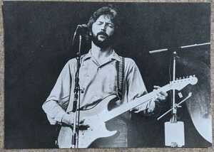 Eric Clapton★英・雑誌用12.2cm x 17.1cm白黒フォト