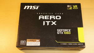 【未使用品・1152基×192bit】 NVIDIA GeForce GTX1060 MSI GEFORCE GTX 1060 3G OC