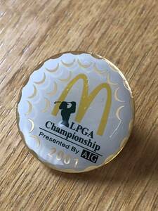 マクドナルド　ピンバッジ　ヴィンテージ　2001年　LPGA Champion ship