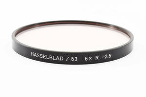 送料360円【ハッセルブラッド純正フィルター 良品】 Hasselblad レンズフィルター 63mm 6xR -2.5 おまけブロニカケース付き カメラ ＃8623