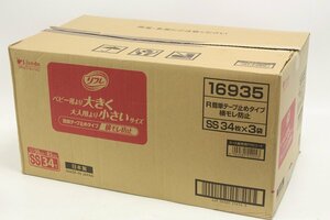 未使用 リフレ 簡単テープ止めタイプ 横モレ防止 SS 34枚×3袋 大人用紙おむつ 大人用より小さい 施設・病院用 ① 5-E062Z/1/160