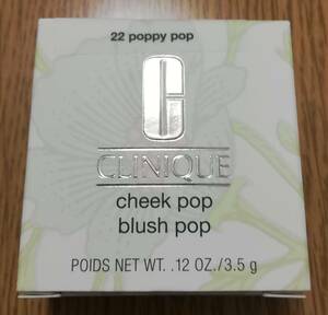 【 未使用 送料無料 ☆】クリニーク チーク #22 poppy pop CLINIQUE cheek pop 22 ポピーポップ メイク 化粧品 化粧 コスメ 未開封