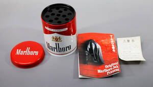 当時物 未使用保管品 Marlboro/マルボロ 缶 タバコ缶灰皿 昭和レトロ