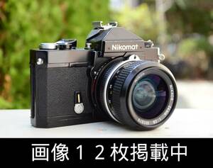 ニコン ニコマート Nikon Nikomat FT ブラック レンズ 単焦点 NIKKOR 24mm 1:2.8 画像12枚掲載中
