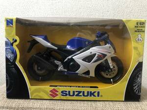 絶版モデル　送料込　新品　未開封　ニューレイ　1/12 スズキ　ＧＳＸ－Ｒ　１０００Ｒ　青/白