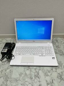 1000円スタート 富士通 LIFEBOOK AH30/B1 AMD Radeon R2 E1-7010 1.50GHz 4GB 500GB 無線 カメラ Bluetooth ノートパソコン FUJITSU ノート