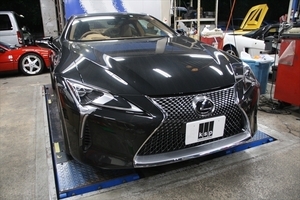 KSP製レクサス LEXUS LC500h GWZ100専用REALワイドトレッドスペーサー　ハブセンター一体型 17mm　PCD120-5H/M14-1.5