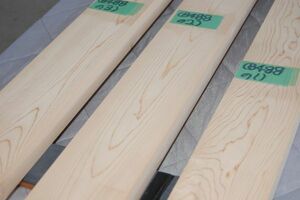 木曽桧（天然材） ヒノキ 3本で9400円 角材 材木 木材 新品