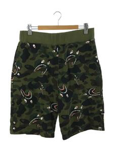 A BATHING APE◆ショートパンツ/XXL/コットン/KHK/カモフラ/001SPH301009X