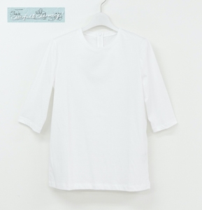未使用 SHE TOKYO シートウキョウ ドレスTシャツ Sabrina 1 ホワイト コットン
